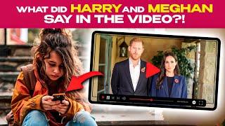 New HARRY & MEGHAN Video Urges PROTECTION for CHILDREN