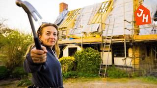 We Wrapped Our 500 Year Old Cottage in a Giant Foil Quilt | Ep 16