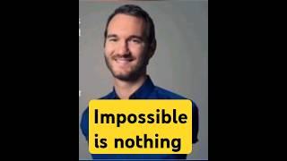 Nick Vujicic Hand Painted Window Art - Impossible Is Nothing #painting #muralartist #inspiration