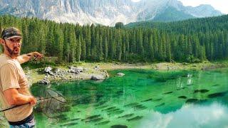 Was lebt in diesem verborgenen Gebirgssee - Anglertraum (ÜBERALL FISCH) !