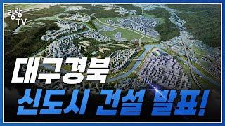 인구 14만 규모 대구경북 신도시 건설하겠다  마스터플랜 발표