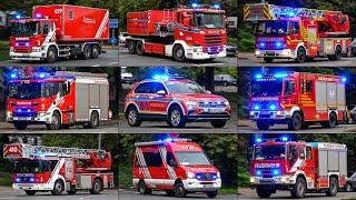 [CHEMIEWERK IN FLAMMEN] - WERKFEUERWEHREN & Überörtliche Kräfte auf EINSATZFAHRT in Duisburg!