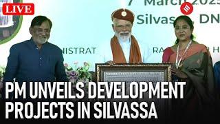 PM Modi Silvassa LIVE I PM Modi Unveils Mega Development Projects in Silvassa I Modi In Gujarat