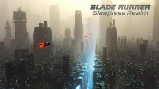 Blade Runner - Sleepless Realm | DEEP AMBIENCE for Work, Study and Relaxation - 8 Hours