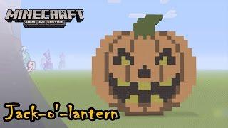 Minecraft: Pixel Art Tutorial and Showcase: Halloween Jack o' lantern (Halloween Pumpkin)