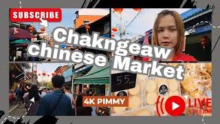 Pattaya ladyboy LIVE stream: 4K Pimmy at Chinese market Chakngeaw - Sattahip