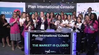 Plan International Canada closes Toronto Stock Exchange, October 10, 2019