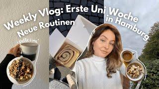 Weekly Vlog in Hamburg: erste Uniwoche & neue Routinen | Janne Greta