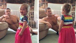 Genius Dad's Trick To Stop Daughter Crying