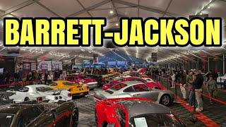 BARRETT-JACKSON  SCOTTSDALE  WALK THRU  - CLASSIC CARS FOR SALE 2025