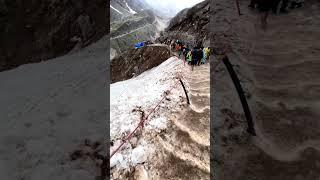 Kedarnath Yatra 2023 Kedarnath Trek In Snowfall Kedarnath Yatra Weather Updat Today Kedarnath Stetus