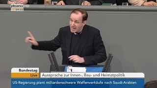 Horst Seehofer und Gottfried Curio im Bundestag zur Innen-, Bau- und Heimatpolitik | 23.03.2018