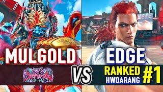 T8  MULGOLD (Yoshimitsu) vs EDGE (#1 Ranked Hwoarang)  Tekken 8 High Level Gameplay