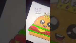 cutie burger # tag to burger lovers#diy with Harshita#shorts#ytshort