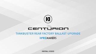 WakeMAKERS TankBuster Factory Ballast Upgrade | Customer Install 2010 Centurion Falcon Elite V