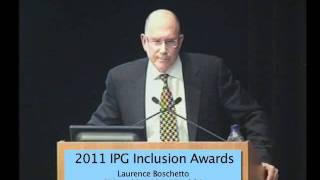 Laurence Boschetto at the 2011 IPG Inclusion Awards