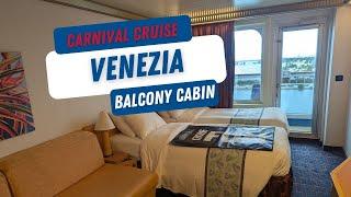 Carnival Venezia Balcony Cabin Tour (Category 8D)