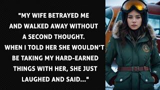 "My wife betrayed me and walked away without a second thought. When I told her