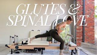 50min Full Body Reformer Pilates Workout, GLUTES & SPINAL FLOW ‍️