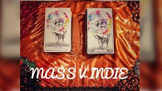 Taking a look at the Lumina Tarot ~ Mass market against my first ever indie deck!