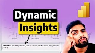 How to Create Dynamic Insights in Power BI