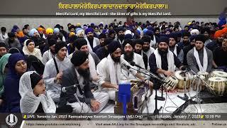 003 Bh  Kudhrit Singh Jee Toronto at TO Jan  2023 Raensabaayee Keerrtan Smaagam