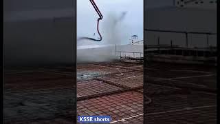 Concrete pump goes wrong ,  ️#feedshorts