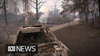 Scenes of destruction as homes in Conjola Park razed by bushfire | ABC News