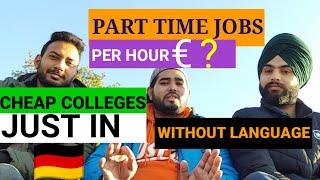 Part time jobs for indian students | Salary per month ?| which documents need to get job in Germany