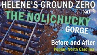 Geological Transformation in the Nolichucky Gorge  ~  Before and After Helene