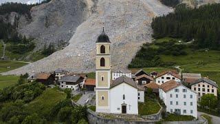 Felsmassen verfehlen Schweizer Dorf Brienz nur knapp