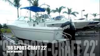 1998 Sport-Craft 211/221 Walkaround - Boats International