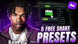 5 FREE SHAKES PRESETS for After effects (SHAKE SAUCE 2)