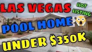 Las Vegas Homes for SALE with a POOL -  UNDER $350k