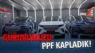 Gururumuz TOGG T10x Pamukkale'yi STEK Dynolite PPF Kapladık!