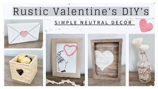 Easy Neutral Rustic Valentine’s DIY’s * Simple $1 Decor You will Love * BlondieNextDoor