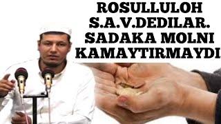 ABDULAZIZ DOMLA/ SADAQA HAQIDA.Абдулазиз домла садака хакида