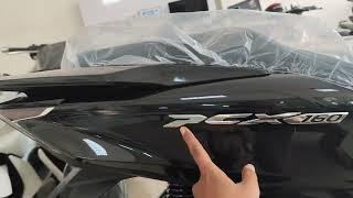 PCX 160 CBS 2024 TERBARU WARNA HITAM GLOSSY MANTAP KEREN 