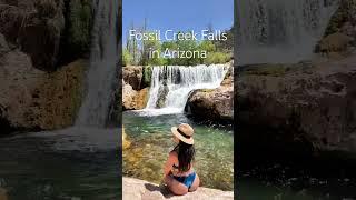 Fossil Creek in Arizona #arizona#arizonahiking#waterfalls #travel#travelvlog#hiking#hikingadventures