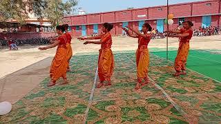 अतिथियों के लिए स्वागत नृत्य |गणतंत्र दिवस 2025  |रामकृष्ण परमहंस इंटर कॉलेज, बिसौरी, चंदौली