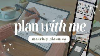 Plan with Me! Planning my month in my digital planner