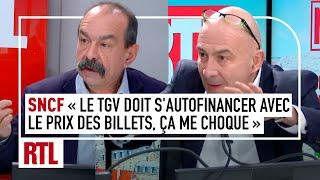 SNCF : "Le TGV doit d'autofinancer avec le prix des billets, ça me choque !"