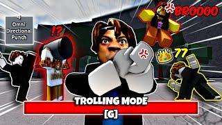 Trolling Players with Saitama Ultimate in The Strongest Battlegrounds | ROBLOX