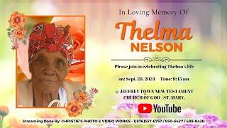 Thelma Nelson Thanksgiving Service Part 2