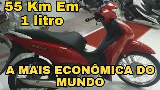 NOVA HONDA BIZ 110i 2022 A MOTO MAIS ECONÔMICA DO MUNDO 