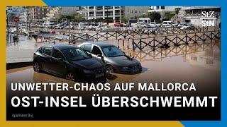 Überflutungen: Starkregen setzt Osten Mallorcas unter Wasser