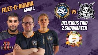 Delicious Trio 2 Showmatch | 3v3 GL vs WWP | Game 1