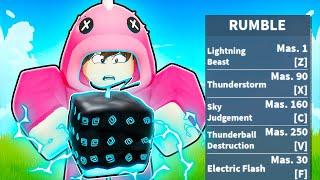 Rumble AWAKENED Is My FAVORITE Fruit | Roblox Blox Fruits