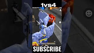 1vs4 Destroyed In Seconds  UMP God  1vs4 impossible  #shorts #freefire #totalgaming