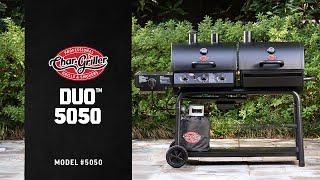 DUO 5050 Dual Fuel Gas and Charcoal Grill Product Hightlight | Char-Griller